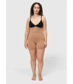 Les Lunes Shaping Broek “RAYAA Seamless Shapewear High Waisted Shorts” lightBrown Online