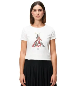 Zero Shirt creme/red Clearance