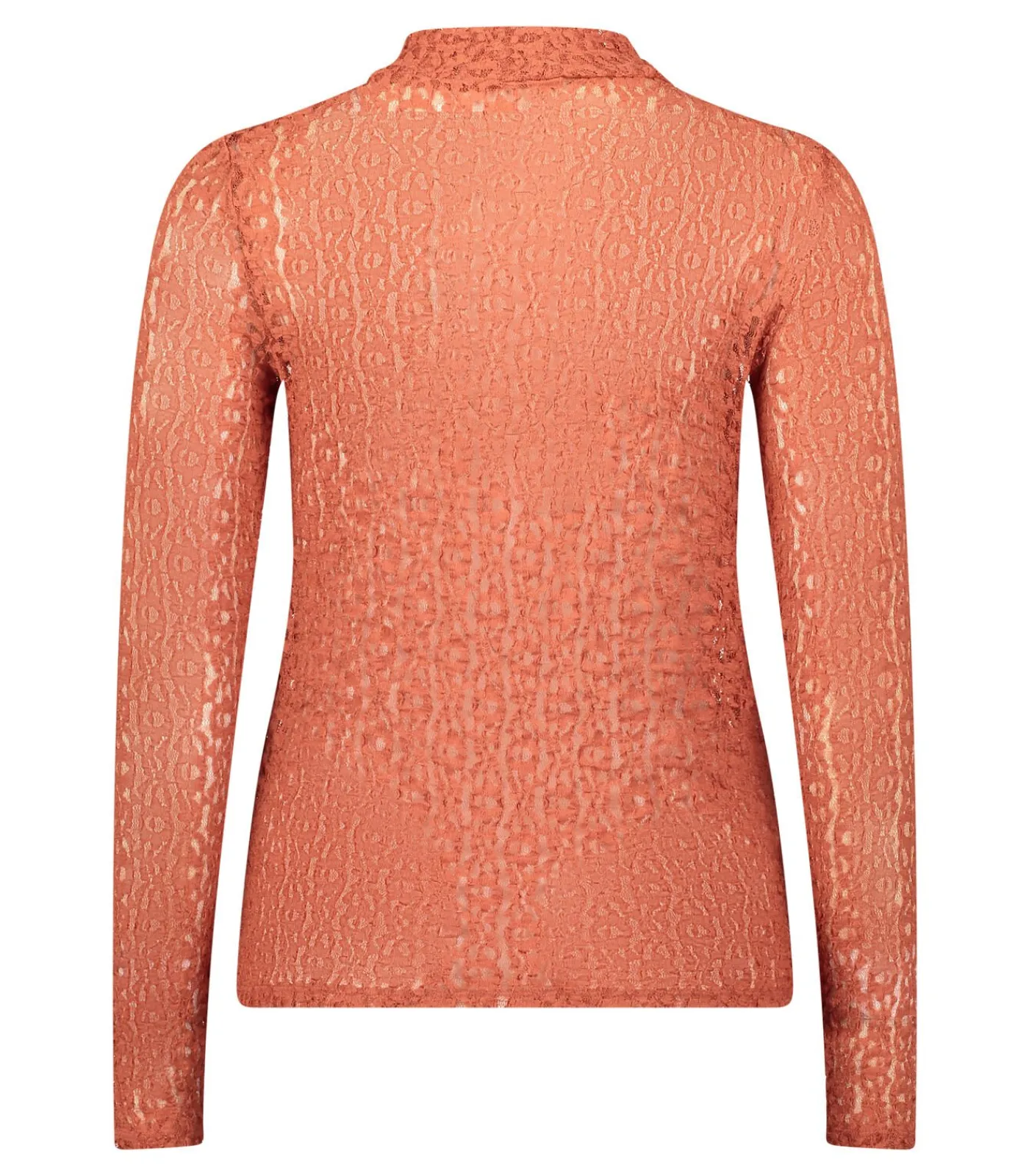 Cartoon Shirt – lange mouw terracotta Sale