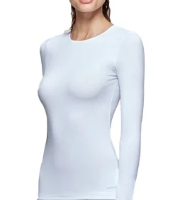 Impetus innovation Woman Shirt met ronde hals en lange mouw, innovatieve temperatuurregeling white Sale