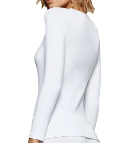 Impetus Thermo Shirt met ronde hals en lange mouwen Thermo white Outlet