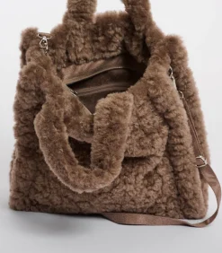 Rino&Pelle Shopper van imitatiebont Toffee OS brown New