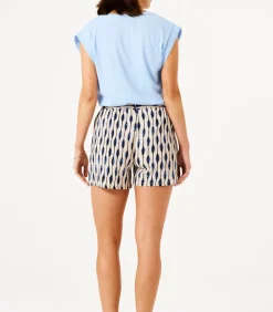 Garcia Shorts met print white Online
