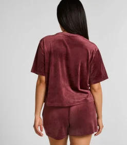 Hunkemöller Shorts Velours Pocket red Discount