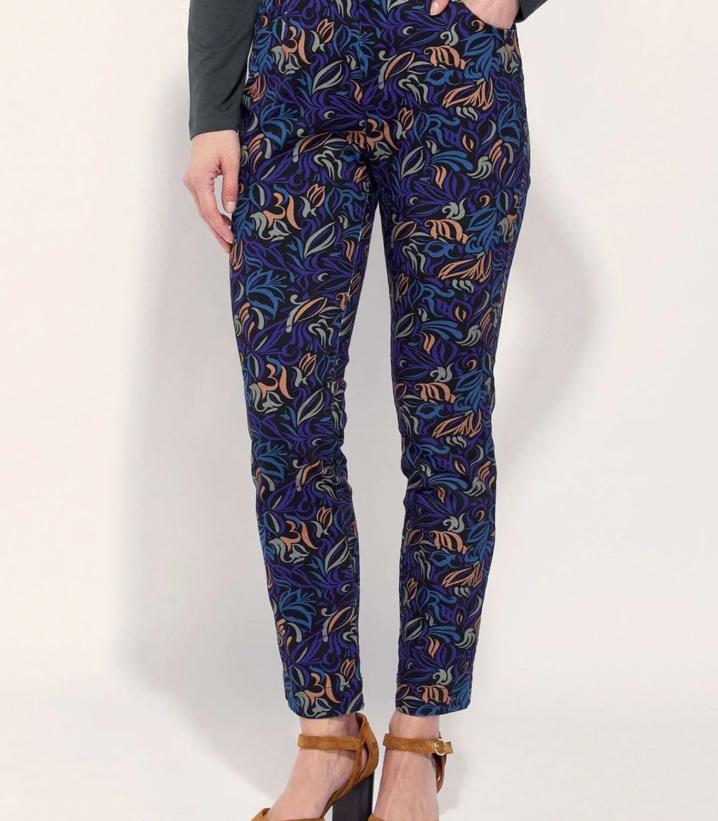 La Fiancée Sigarettenbroek katoen DANA darkBlue Discount