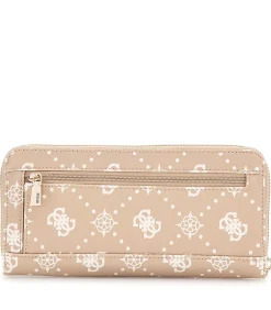 GUESS Silia Slg Large Zip Around beige Best