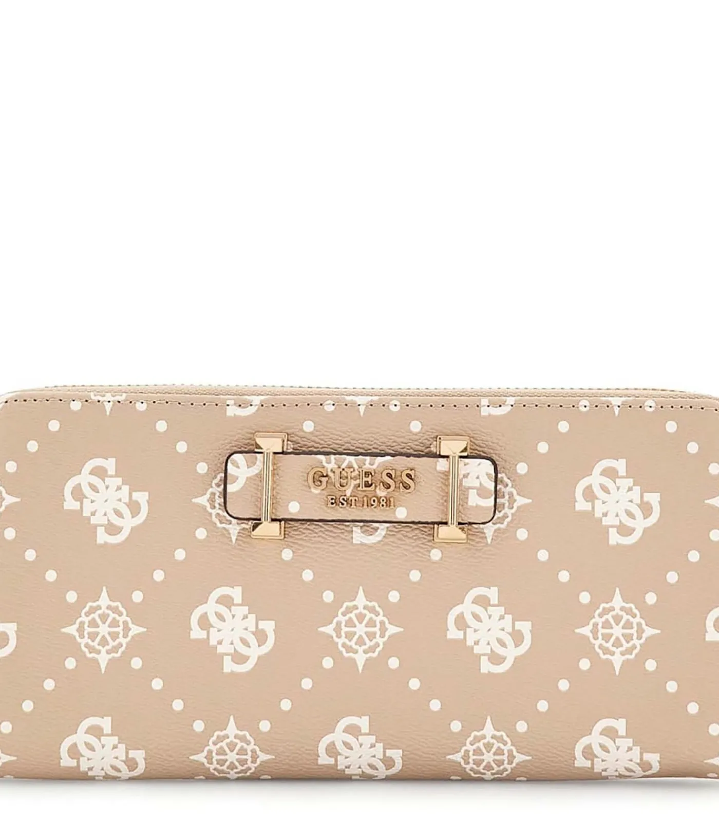 GUESS Silia Slg Large Zip Around beige Best