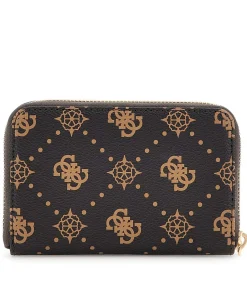 GUESS Silia Slg Medium Zip Around brown Outlet