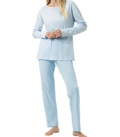 Mey Simple Stripes - pyjama blue Outlet