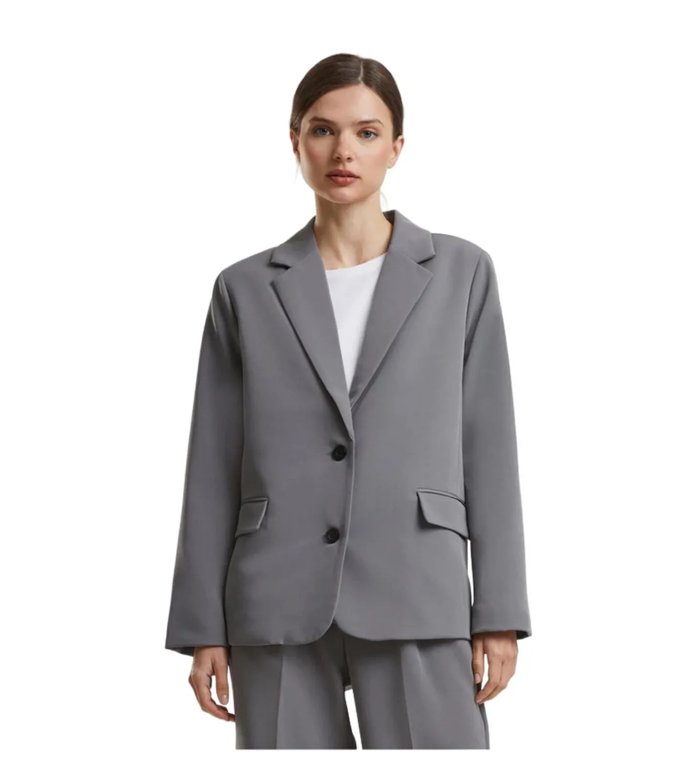 Urban Classics SINGLE-BREASTED - Blazer - Anthraciet Grijs antraciteGrey Sale