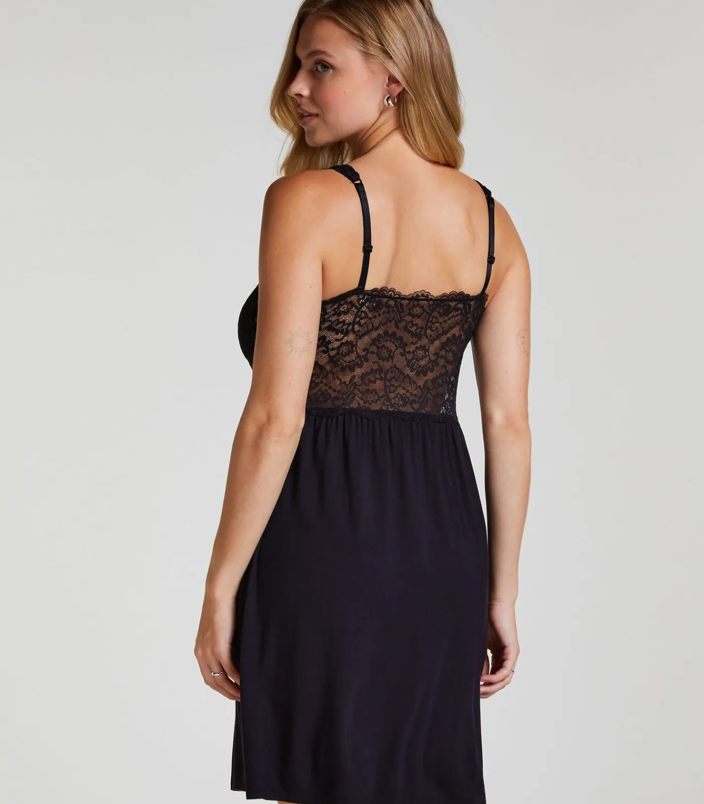 Hunkemöller Slipdress Nora Lace black Outlet