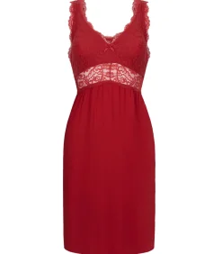 Hunkemöller Slipdress Nora Lace red Sale