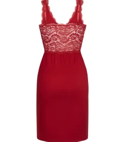 Hunkemöller Slipdress Nora Lace red Sale