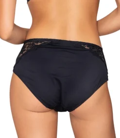 LUNA Slipe broek met hoge taille VENUS black Clearance
