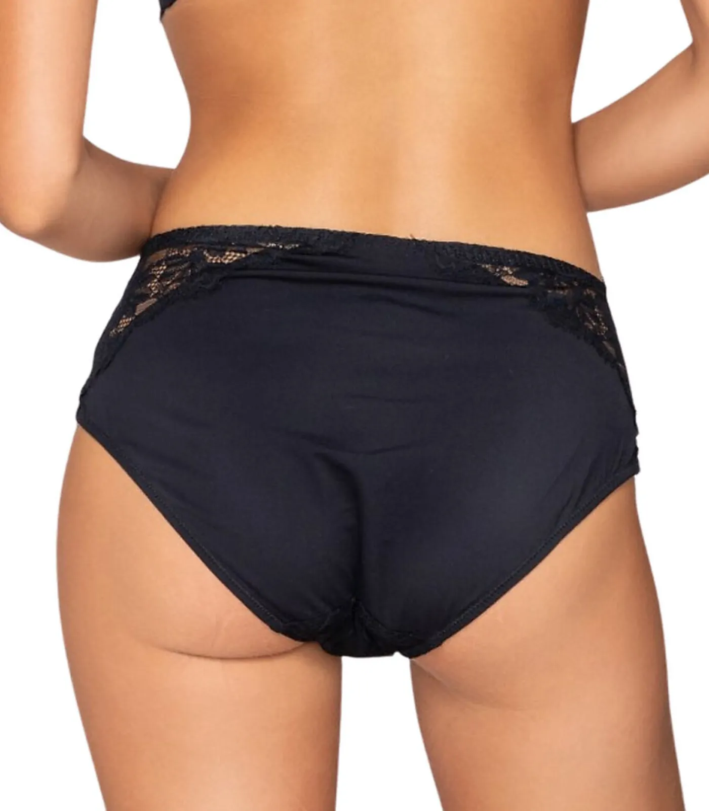 LUNA Slipe broek met hoge taille VENUS black Clearance