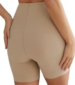 SELMARK Slipe broek met hoge taille Curves beige Best