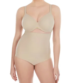 SELMARK Slipje met hoge taille Curves beige Outlet