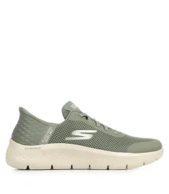 Skechers Sneakers Go Walk Flex Slip Ins oliveGreen Outlet