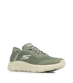 Skechers Sneakers Go Walk Flex Slip Ins oliveGreen Outlet