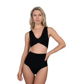 Bye Bra Soft Touch Seamless Mid-Taille Slip black New