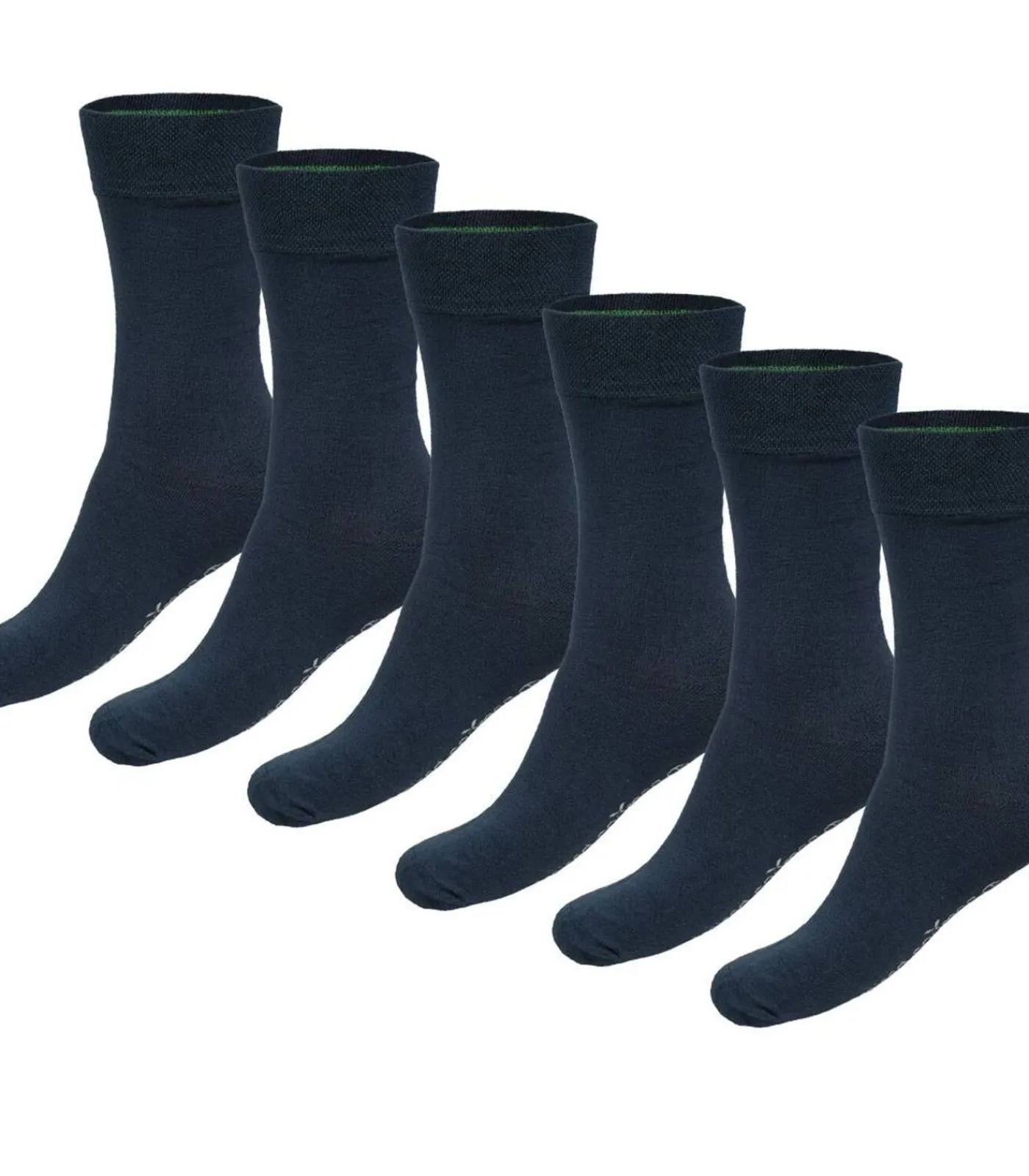 Bamboo basics sokken 6 paar knitted anklet socks navy blue Online