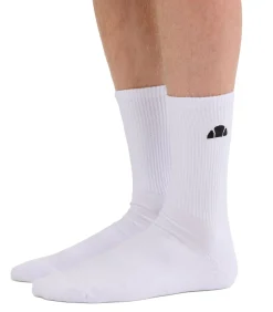 Ellesse Sokken ALACRE Crew Socks Set van 3 black/white/gray Outlet