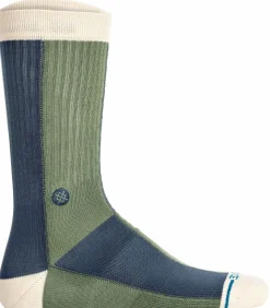 Stance Sokken All Terrain Crew Set van 3 green/blue Best