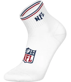 NFL Sokken SHIELD 3Pack Quarter Socks Set van 3 white/gray/black Clearance
