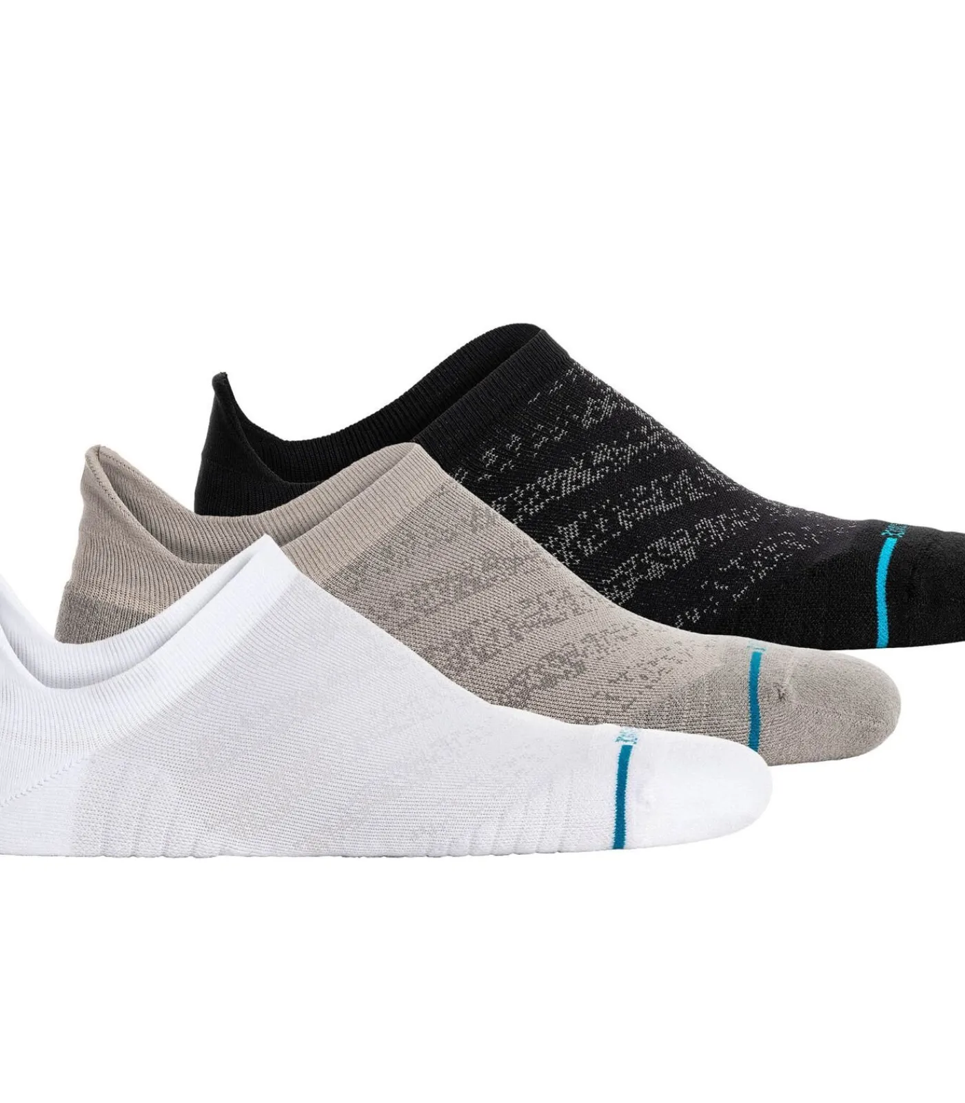 Stance Sokken Run Light Tab 3 Pack Set van 3 black/white/gray Outlet