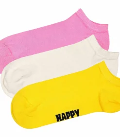 Happy Socks Sokken Set van 3 pink/white/yellow Hot