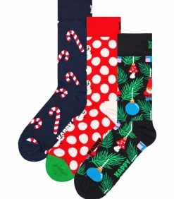 Happy Socks Sokken Special X-MAS Set van 3 multicolor Best