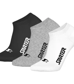 Starter Sokken 3pk Sneaker Socks Set van 3 white/gray/black Best