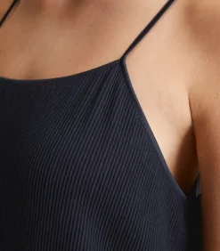 Marc O’Polo DENIM Spaghettiband jurk uitlopend darkBlue Clearance