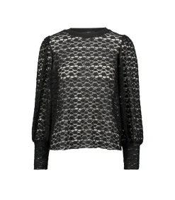 Zero Spitzenbluse black Outlet