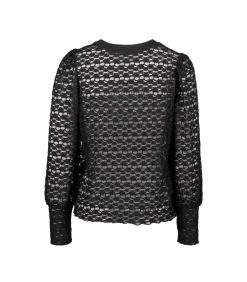 Zero Spitzenbluse black Outlet