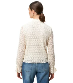 Zero Spitzenbluse ivory