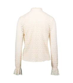 Zero Spitzenbluse ivory