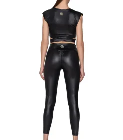 LUNA Sport T-shirt met slipe mouwen FLEXFIT black Clearance