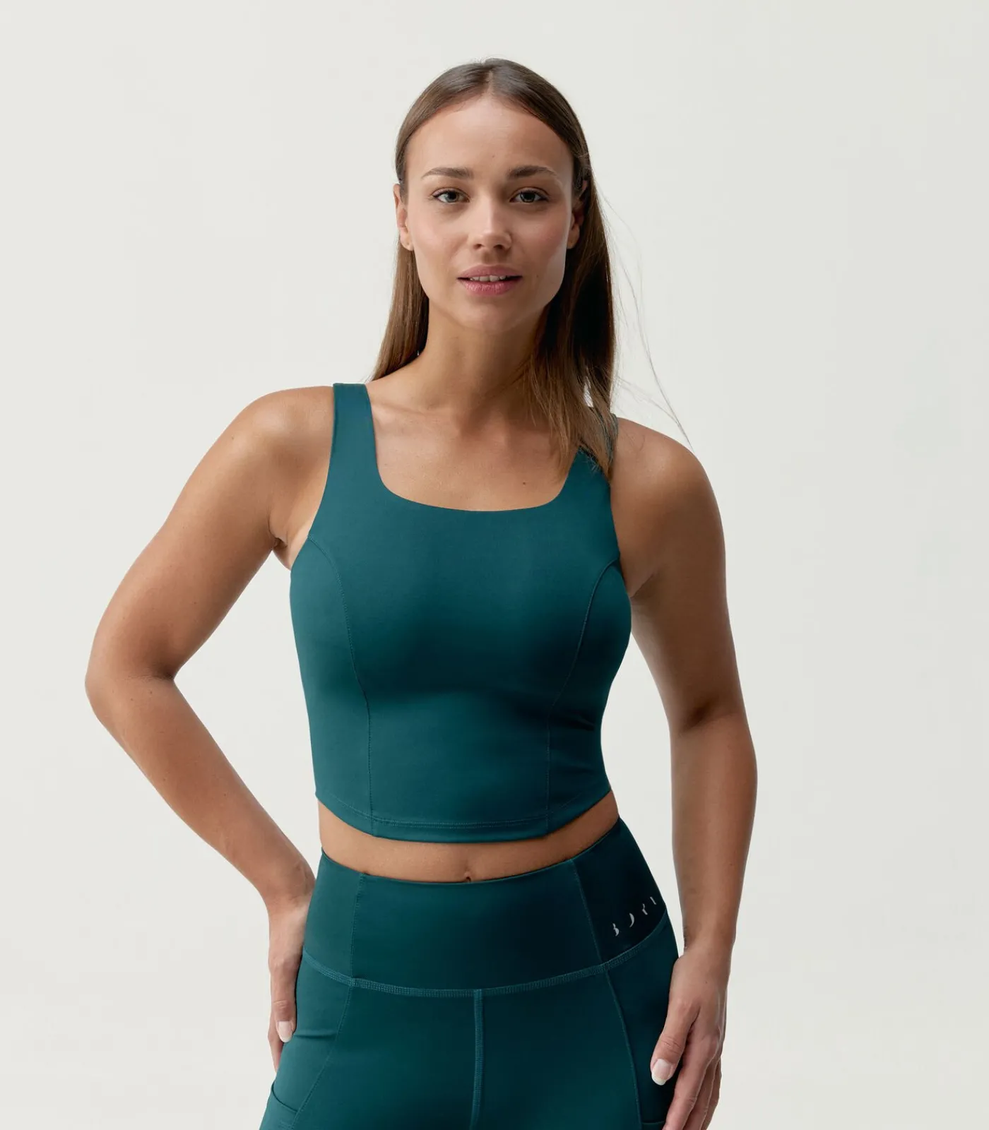 Born Living Yoga Sportbeha Godo darkGreen Hot