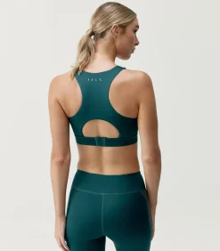 Born Living Yoga Sportbeha Kishi darkGreen Hot