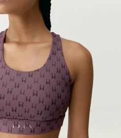 Born Living Yoga Sportbeha Monogram bordeaux Best