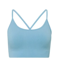 Les Lunes Sportbustier “FORM Bra Seamless Adjustable Straps Removable Pads” lightBlue Discount