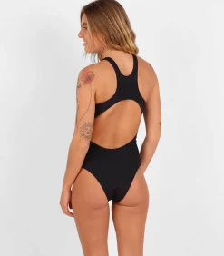 Oxbow Sportief effen badpak CARMEN black Outlet