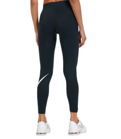 Nike SPORTSWEAR ESSENTIAL SWOOSH - Leggings - Zwart black Sale