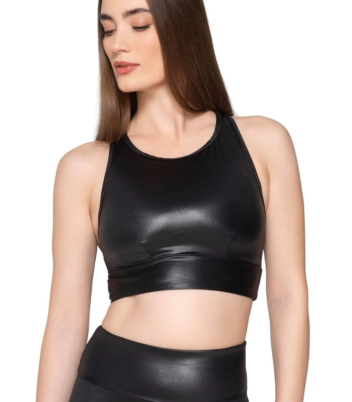 LUNA Sporttop met zwemmersrug FLEXFIT black Clearance