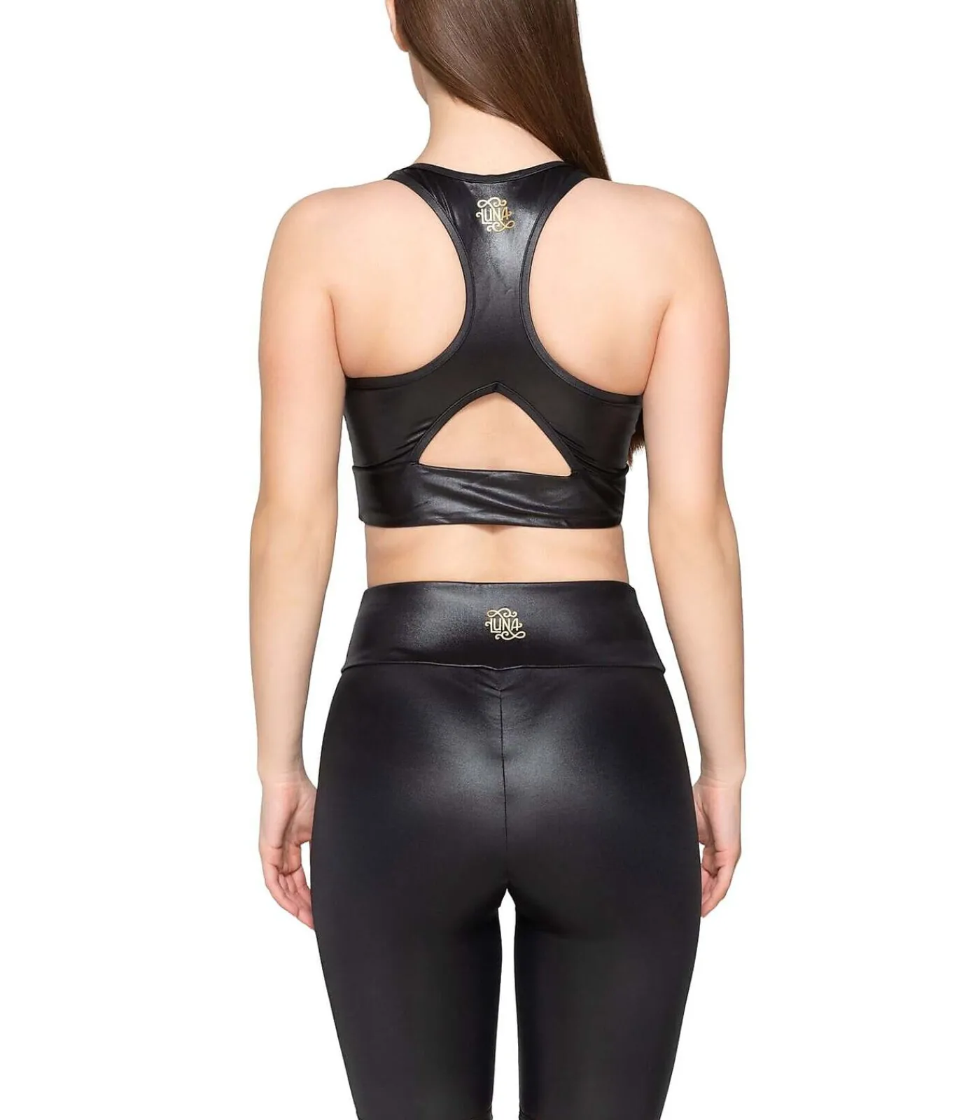 LUNA Sporttop met zwemmersrug FLEXFIT black Clearance
