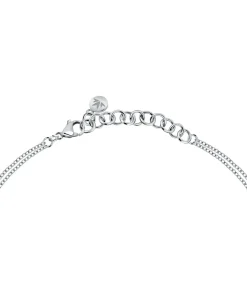 Morellato Stalen ketting, MASCOTTE-kristallen white New