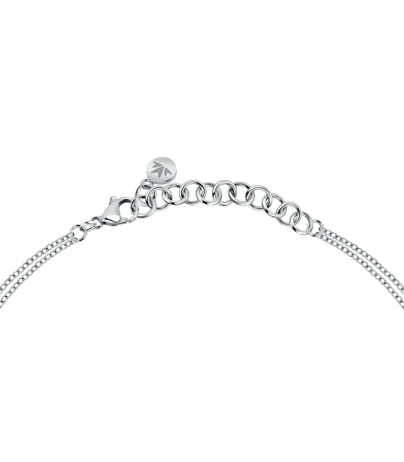 Morellato Stalen ketting, MASCOTTE-kristallen white New