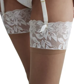 SELMARK Stay-up kousen Filipa Mariage beige Sale