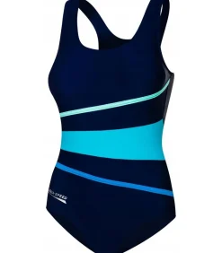 Aqua Speed STELLA - Badpak Uit Één Stuk - Marineblauw navyBlue Hot